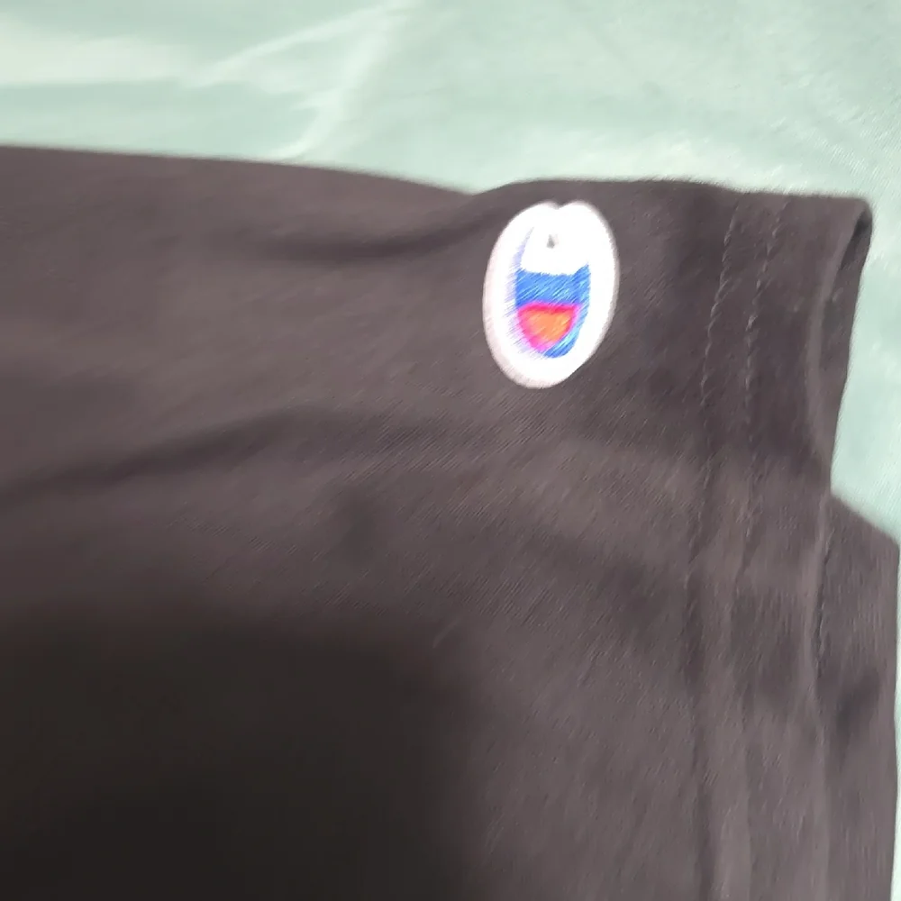 Champion Men    Short Sleeve Logo Tees in Black & Blue - Picture 3 of 6